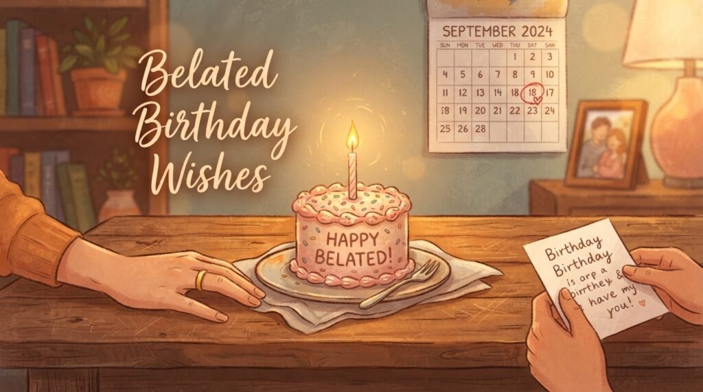 Belated Birthday Wishes