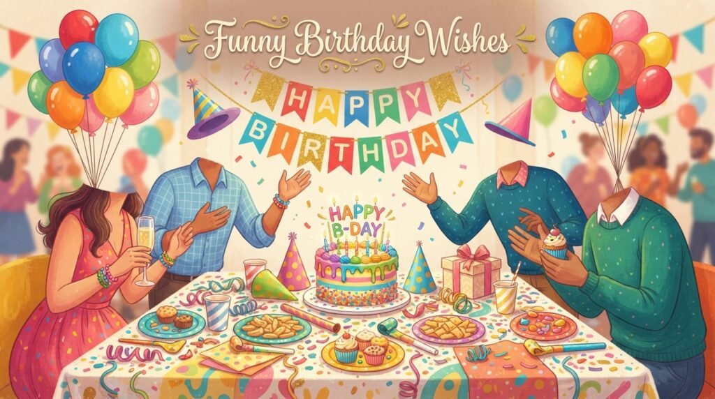 Funny Birthday Wishes for Friend