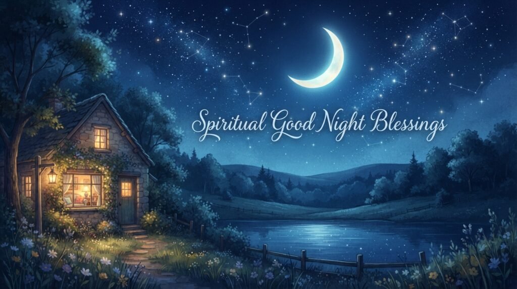 Spiritual Beautiful Good Night Blessings