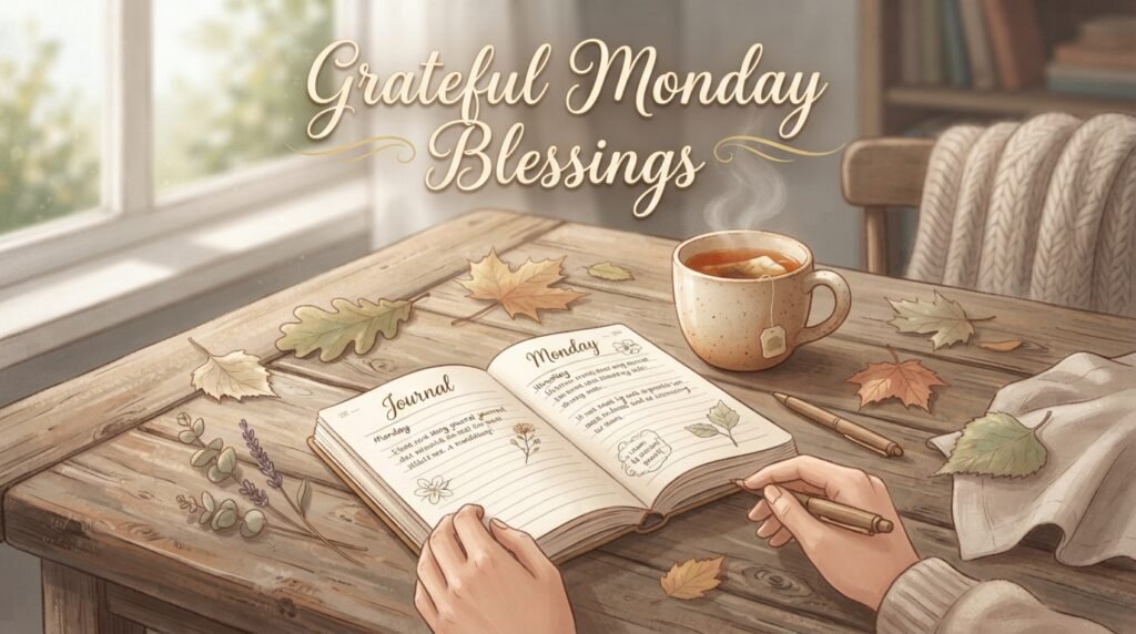 Thankful Good Morning Monday Blessings for Gratitude