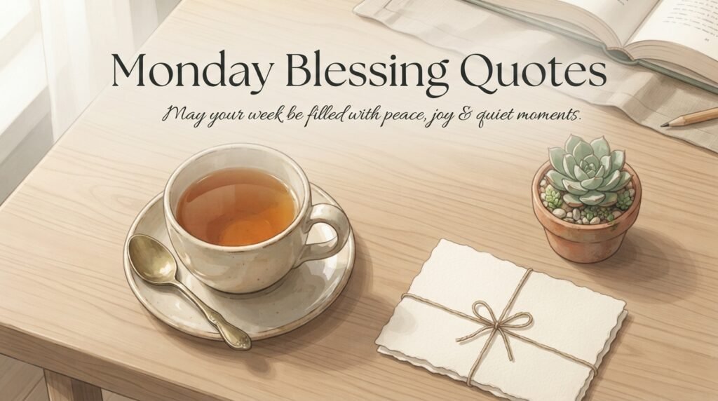 Short & Beautiful Monday Blessing Quotes