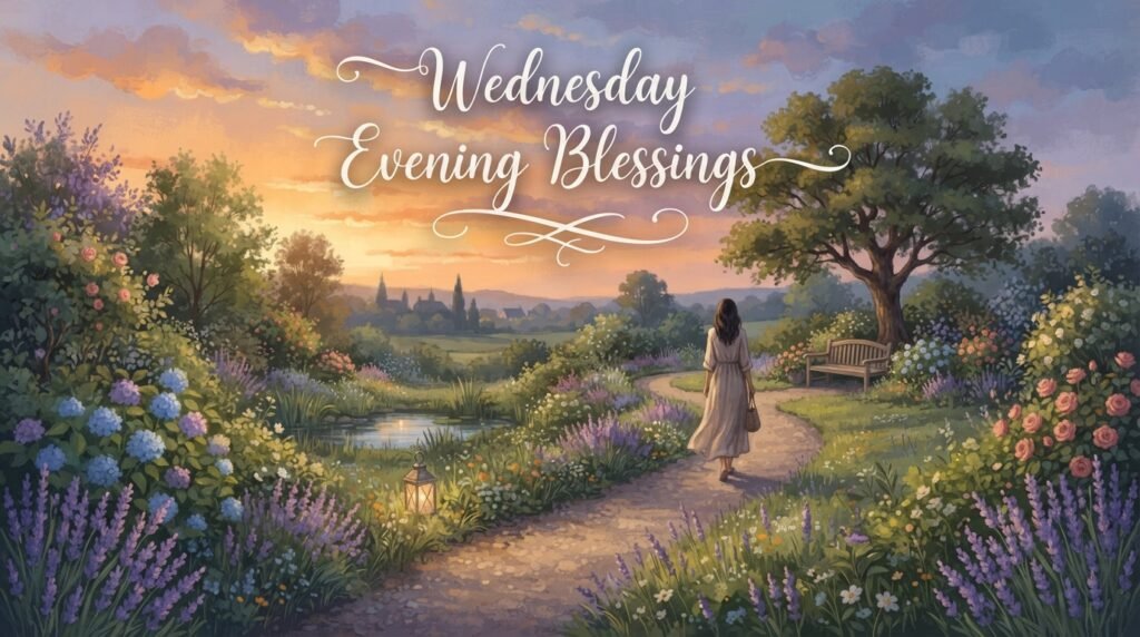 Wednesday Afternoon and Evening Blessings for Quiet Moments